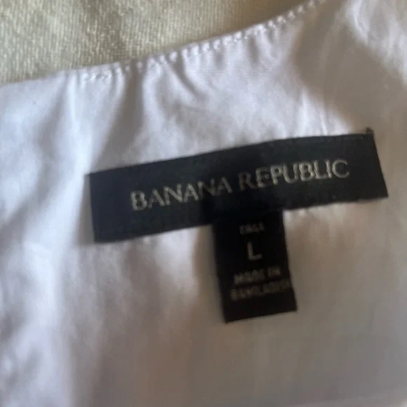 Banana Republic White Tiered Midi Sundress - Picture 7 of 8